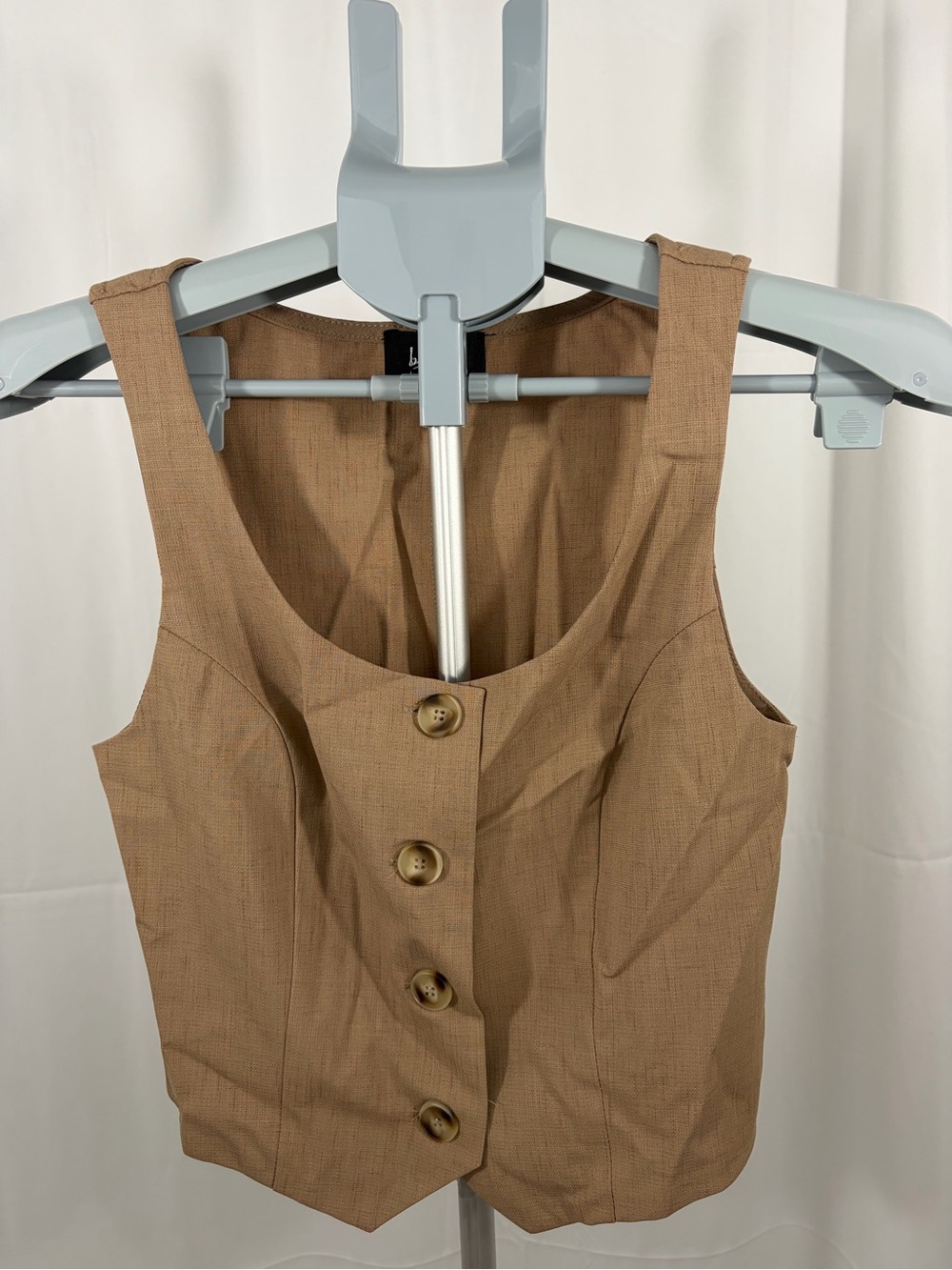NWT by x by Women’s Size XS Brown Linen Suit Vest